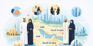 Culture in the Gulf: A Complete Guide for Expats and Newcomers Culture in the Gulf showing traditional dress, hospitality, and modern city life
