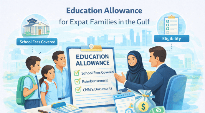 How to Get Education Allowance from Employers in the Gulf: Expat Guide 2025–2026 education allowance for expat families in Gulf countries