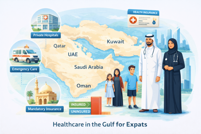 Healthcare system in the Gulf countries for expatriates and families