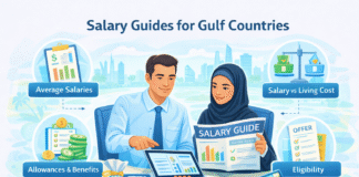 Salary Guides for Gulf Countries: A Practical Guide for Expats 2025–2026 Salary comparison and compensation planning for expatriates in Gulf countries.