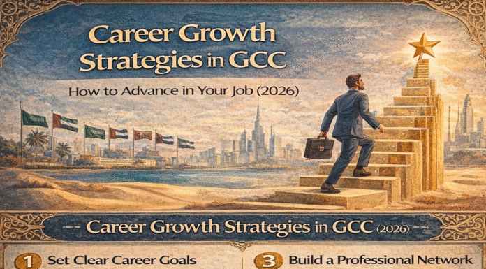 Career Growth Strategies in GCC: How to Advance in Your Job (2026) Career growth strategies for GCC professionals in UAE, Qatar, Saudi Arabia, and other Gulf countries in 2026