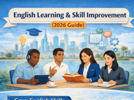 English learning and skill improvement for career growth