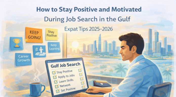 How to Stay Positive and Motivated During Job Search in the Gulf: Expat Tips 2025–2026 Stay Positive Job Search Gulf: Tips for Expats