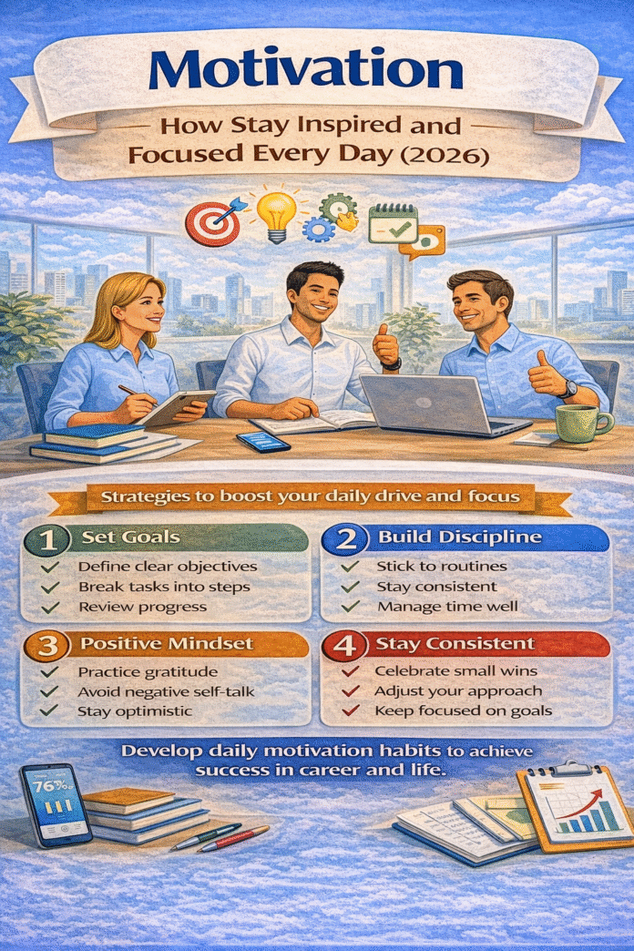 daily motivation for success and focus