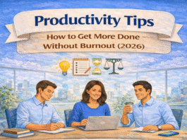productivity tips for work and daily life