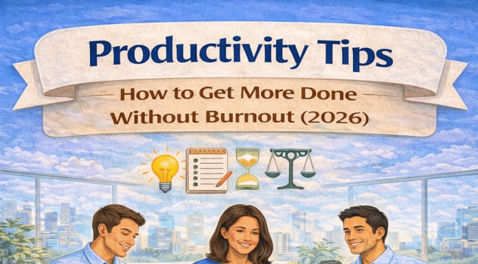 Productivity Tips: How to Get More Done Without Burnout (2026) productivity tips for work and daily life