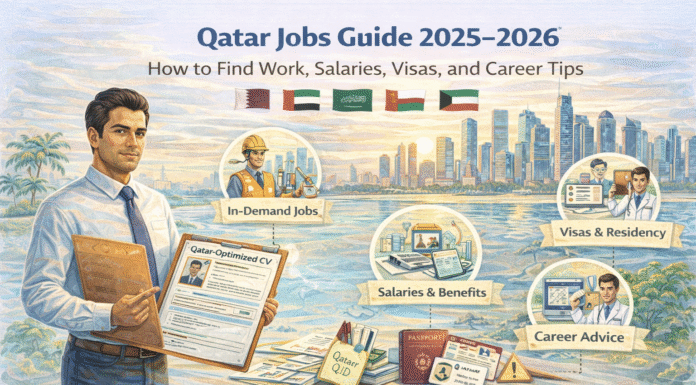 Qatar Jobs Guide 2025–2026: How to Find Work, Salaries, Visas, and Career Tips Qatar Jobs Guide 2025–2026 | Salaries, Visas & How to Get Hired