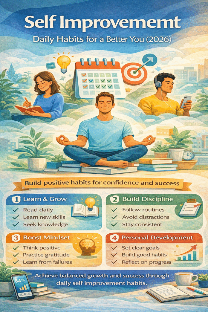 self improvement habits for personal growth