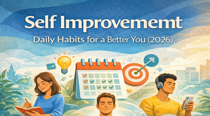 Self Improvement: Daily Habits for a Better You (2026) self improvement habits for personal growth