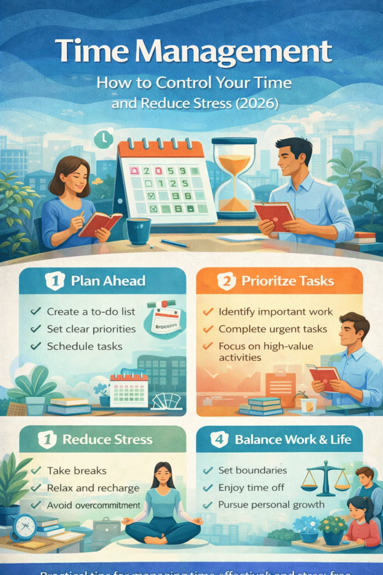 time management skills for work and daily life