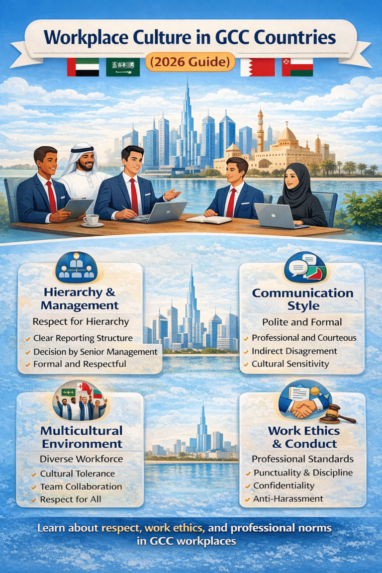workplace culture in GCC countries and office environment