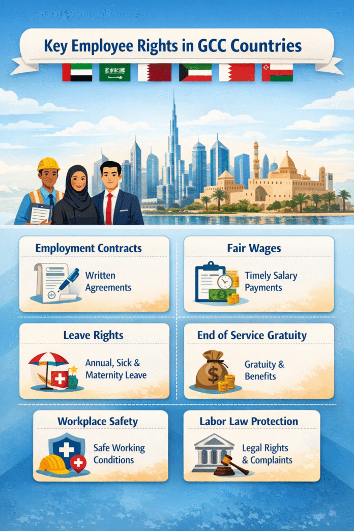 Employee rights and labor law protections in GCC countries