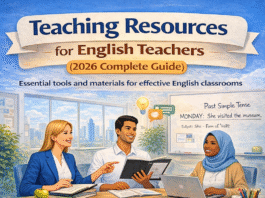 teaching resources for English teachers classroom tools