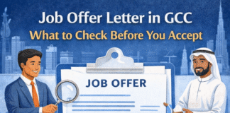 Job Offer Letter in GCC: What to Check Before You Accept (2025–2026 Guide) Job offer letter in GCC checklist for expats