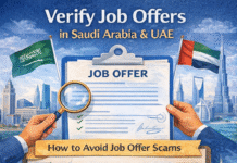 How to Verify Job Offers in Saudi Arabia and UAE (Avoid Scams in 2025–2026) Checklist to verify job offers in Saudi Arabia and UAE and avoid scams