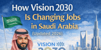 How Vision 2030 Is Changing Jobs in Saudi Arabia (Updated 2026) Vision 2030 jobs in Saudi Arabia creating new career opportunities