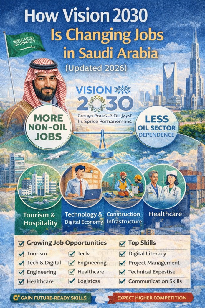 Vision 2030 jobs in Saudi Arabia creating new career opportunities