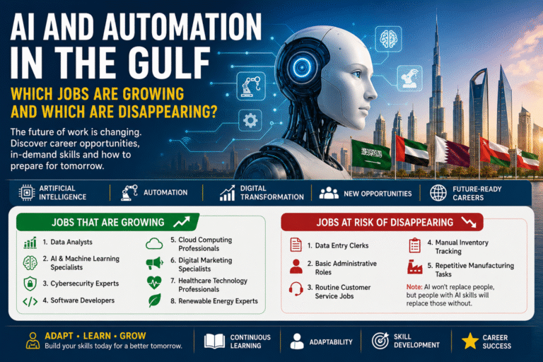 AI and Automation in the Gulf: Which Jobs Are Growing and Which Are Disappearing?